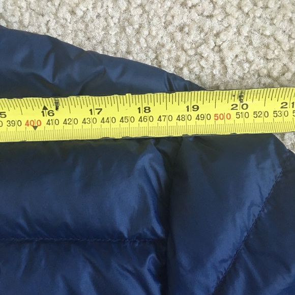 MEN’S Polo Ralph Lauren Navy Puffer Jacket size Medium 55% white duck do… - Picture 9 of 11